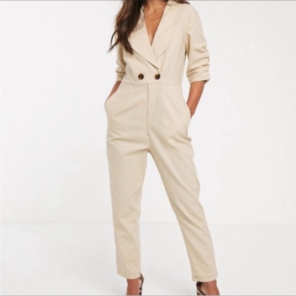 Finders Keepers Venice Jumpsuit Button Front - Picture 1 of 3